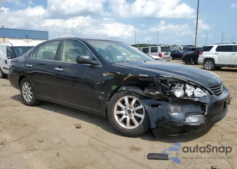 2004 Lexus Es 330 z USA, uszkodzony, nr VIN JTHBA30G045038341